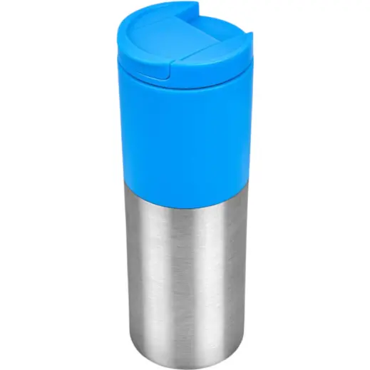 Kooshty Typhoon Stainless Steel & Plastic Double-Wall Tumbler Cyan